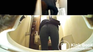 Japanese woman prolapse and poop