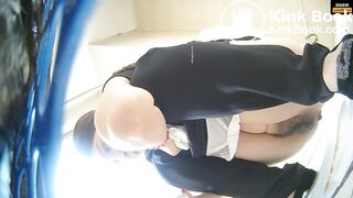 Girl Chinese pooping pis toilet.FT_07