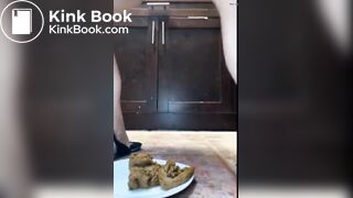 Scat on plate - video 5
