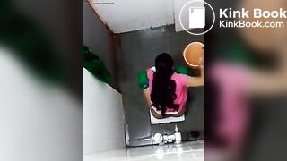 Indian beautiful girl hidden pooping