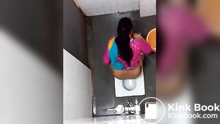 Indian beautiful girl hidden pooping