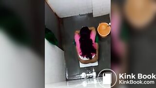 Indian beautiful girl hidden pooping