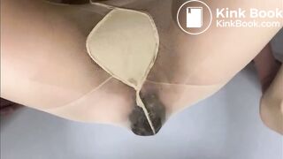 Pantyhose poop and play
