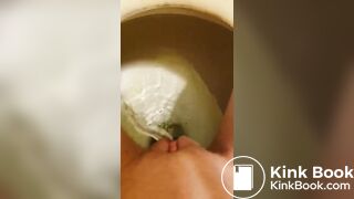 Girl Pooping front view