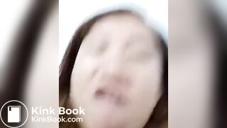 Slut eating diarrhea and smears on face