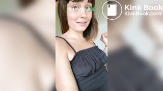 Strawberry holding and pooping