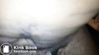 Girl gets scat deep in her mouth