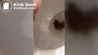 Pawg shitty toilet