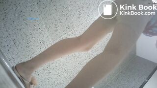 girl poop a long turd