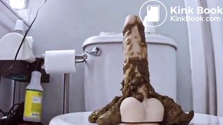 poop on dildo