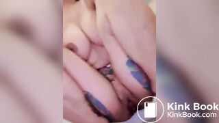 Thai girl poop on toilet