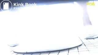 several girls poop in toilet