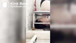 Chinese femdom十三姨马桶奴吃光黄金
