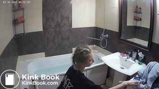 Woman pooping in Toilet 297