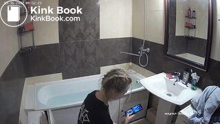 Woman pooping in Toilet 297