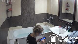 Woman pooping in Toilet 297
