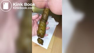 Close-up amateur scat video 5