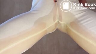 Diarrhea in white leggings - video 2