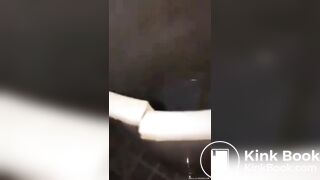 Amateur Indonesian girl squat pooping and show her boyf