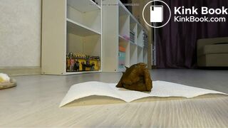 Dirty scat girl shitting