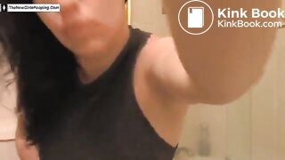 Young Amateur Girl poops