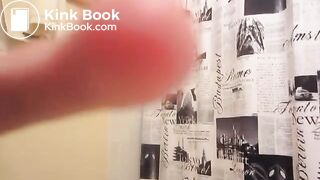 Pooping Blue Panties in Bathroom