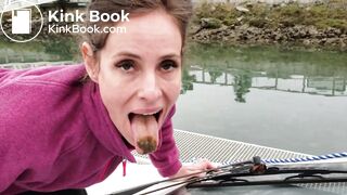 Using a slut to clean the bird poop