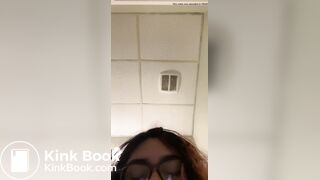 Hispanic girl loose & plops