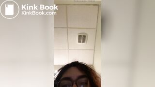 Hispanic girl loose & plops