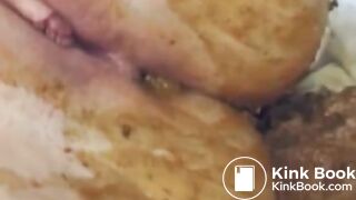 old diaper poop and smear