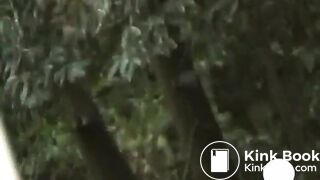 Woman pulls panty to the side to urinate [DNO*10]