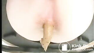 College girl pooping on cam for money