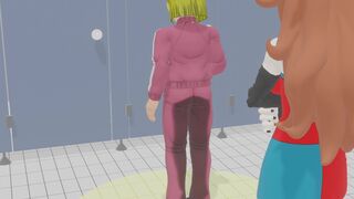 DBZ 18 and 21 wet and mess themselves