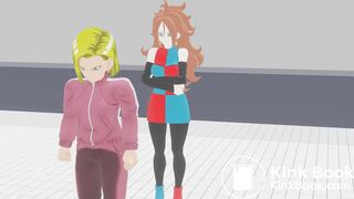 DBZ 18 and 21 wet and mess themselves