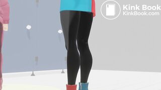 DBZ 18 and 21 wet and mess themselves