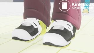 DBZ 18 and 21 wet and mess themselves