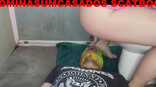 WIFE USED TOILET SLAVE