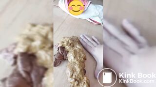 hairy pussy BBW latina makes huge delicious mess