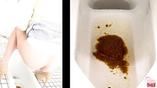 Camera recorded women's pantypoop (FF084)Pt.4