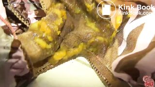 Camera recorded women's pantypoop (FF084)Pt.4
