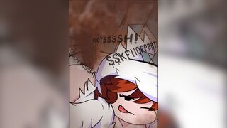 Big ass farting and sharting on toilet chair