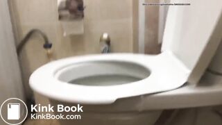 Woman Farting While Pooping