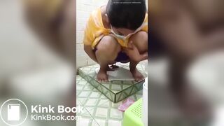 Indonesian girl feed slave
