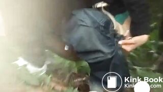 Japanese answer the call of nature in public [DNO*10]