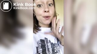 Hot girl talks and shits