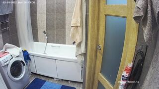 Woman pooping in Toilet 266