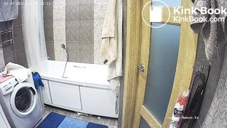 Woman pooping in Toilet 266
