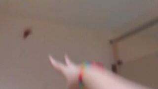 Public toilet vandal