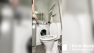 My phone fell right into the poop