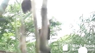 Japanese girl taking solid shits outdoor [DNO*10]